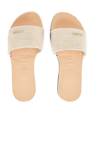 You Malta Metallic Sandal in Golden | Revolve Clothing (Global)