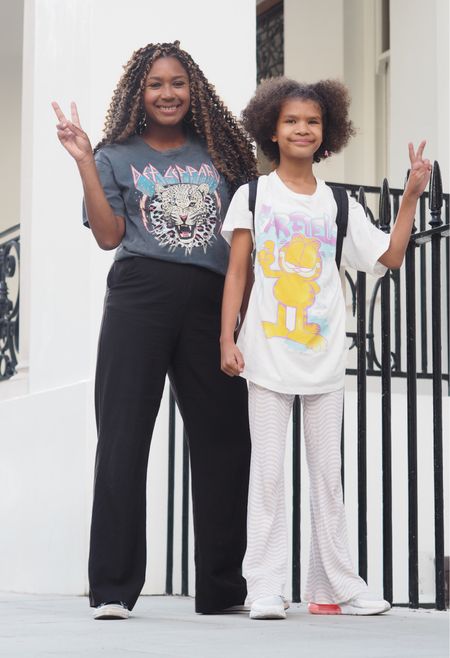 Autumn outfit idea, mother and daughter outfit, black wide leg trousers, miso t-shirt, converse trainers, Nike trainers, street style 

#LTKeurope #LTKfamily #LTKSeasonal