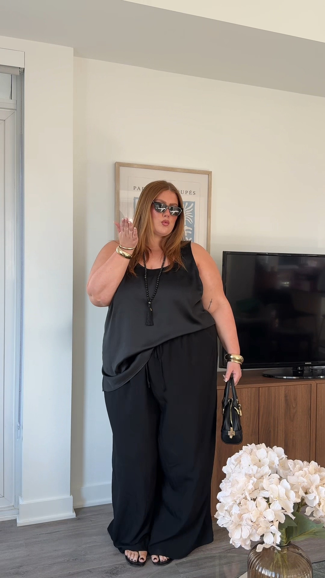 Plus size all black outfit 

Pants-Penningtons (5X)
Bag-Charles and Kieth

#LTKworkwear #LTKplussize #LTKmidsize