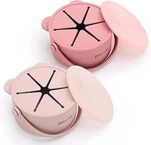 Dilovely Silicone Snack Cups for Toddlers, Toddler Snack Containers, Baby Treat Catcher with Dust... | Amazon (US)