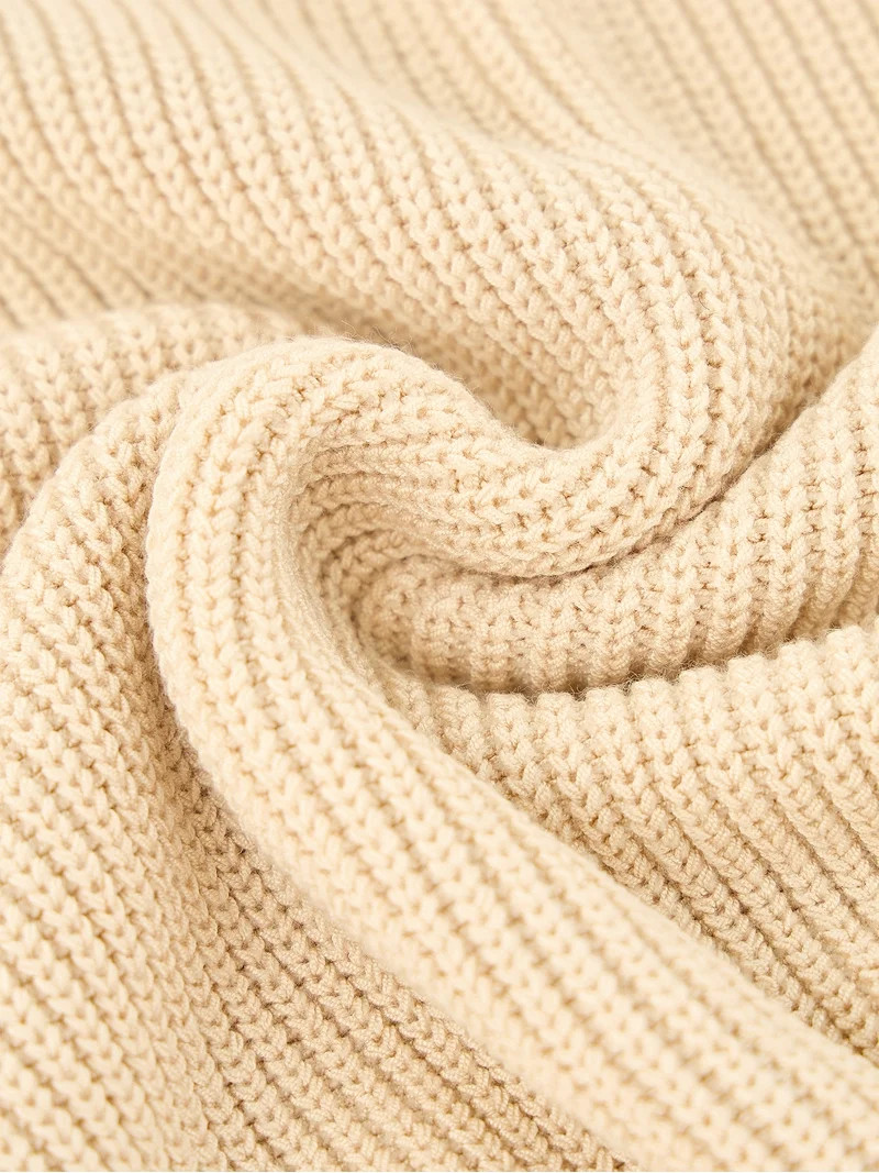 PRETTYGARDEN Women's Short Sleeve Mockneck Sweater, Sizes S-XXL | Walmart (US)