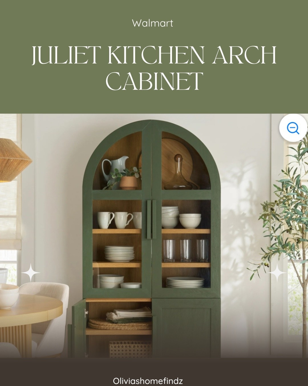 🍽️ The Walmart Juliet kitchen cabinet ✨ Stylish storage that instantly elevates the kitchen 🤍

#LTKHoliday #LTKHome