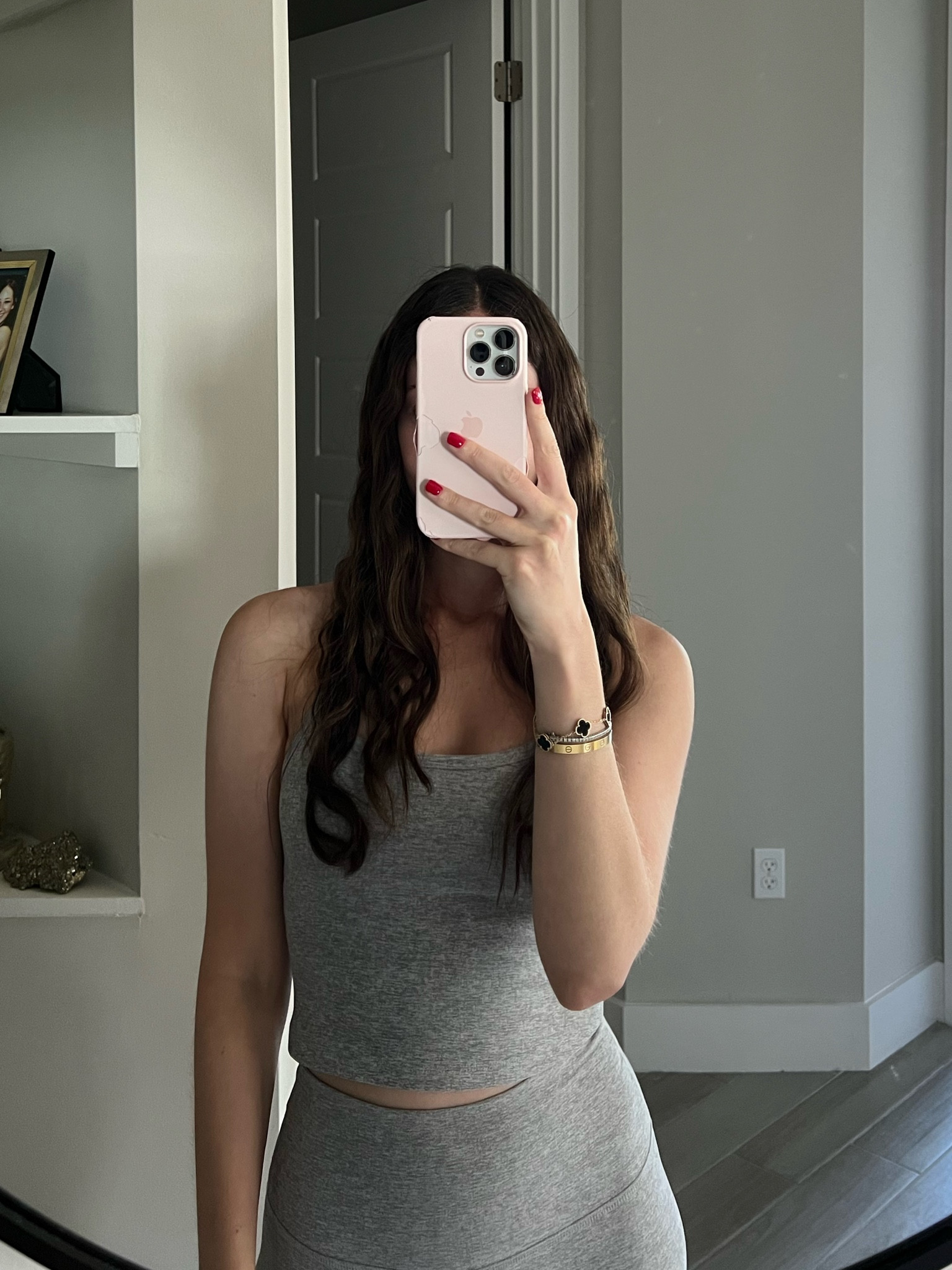 Favorite workout set from Beyond Yoga 🤍 so comfy for travel too!

Summer outfits, travel outfit, sports bra, workout outfit, athleisure, gray tank, gray leggings, workout leggings

#LTKFitness #LTKActive #LTKTravel