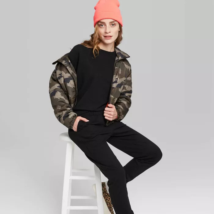 Women's High-Rise Sweatpants - Wild Fable™ Black | Target