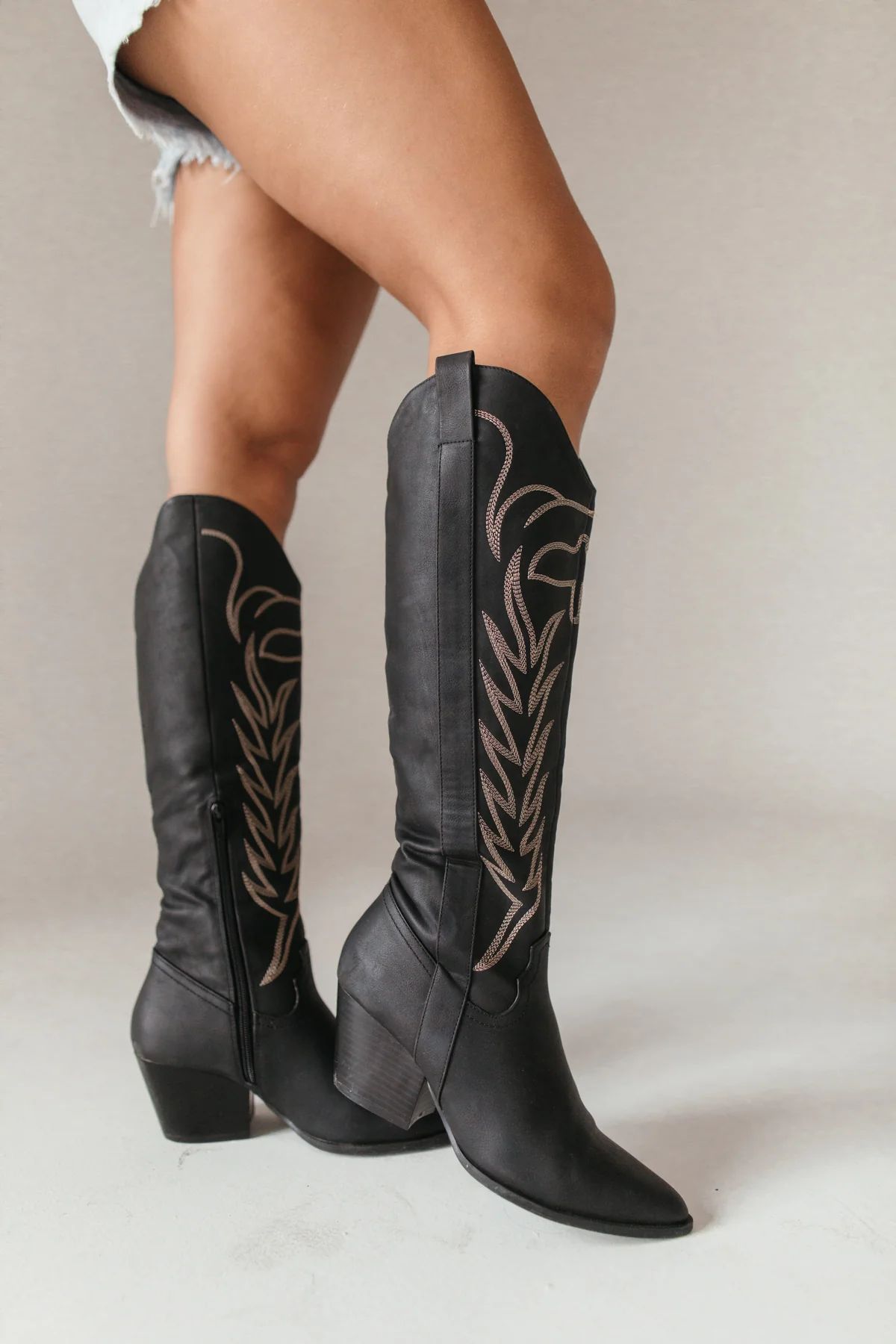 RESTOCK - Postie Western Black Boots | The Post