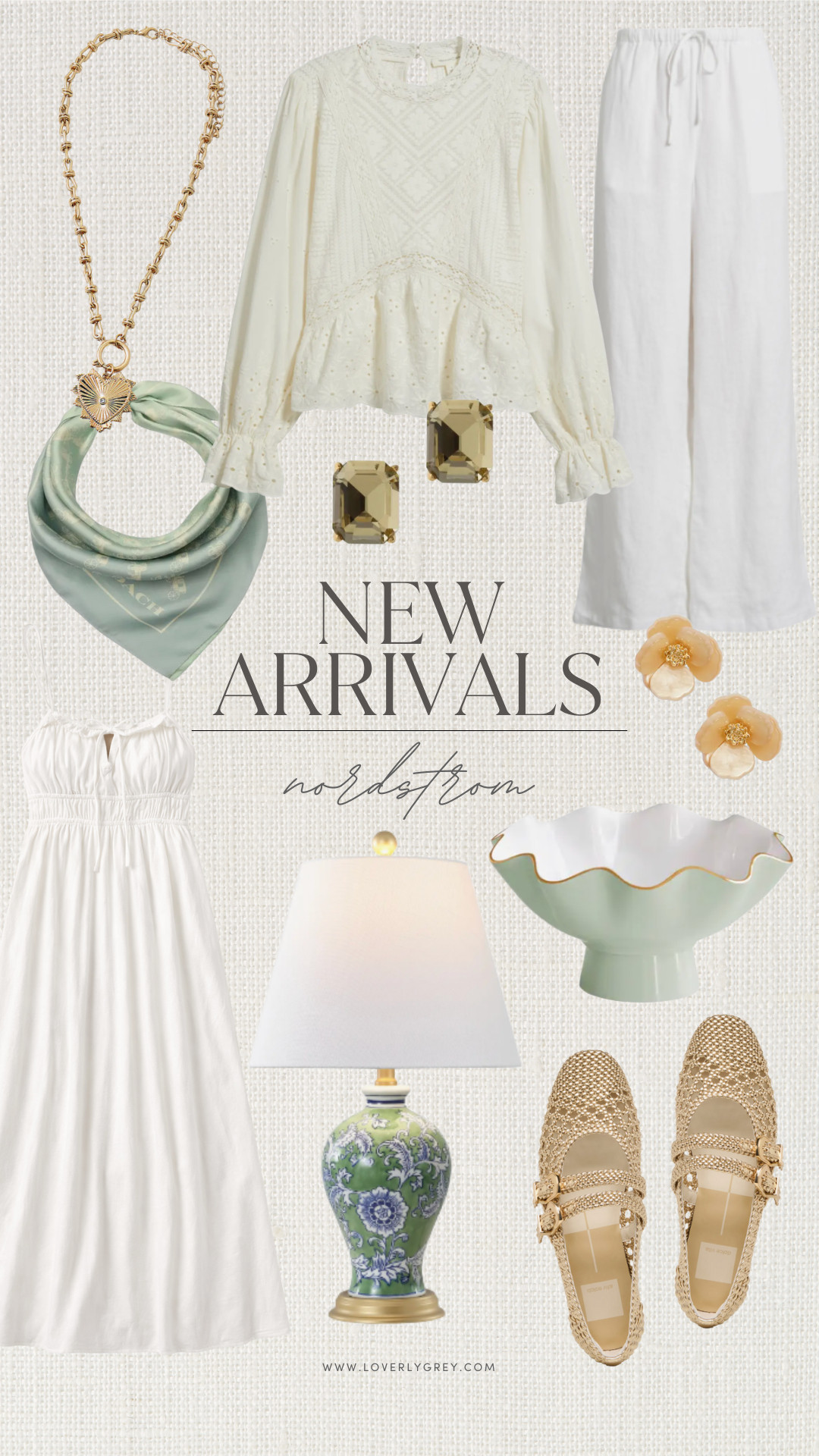 Loving this color palette! So many cute pieces to wear during the spring! A linen pant is a spring & summer staple!

Loverly Grey, Nordstrom, lamp, home decor, ballet flats, spring finds, white dress, linen pants 

 #LTKSeasonal