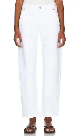 Lexi Carpenter Straight Leg in White | Revolve Clothing (Global)