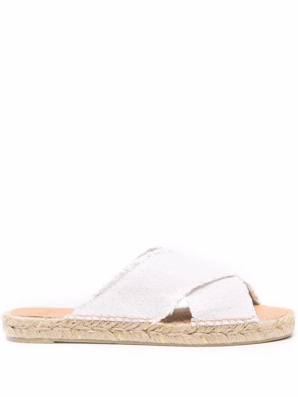 Castañer Piula crossover-strap Sandals  | White | FARFETCH | Farfetch Global