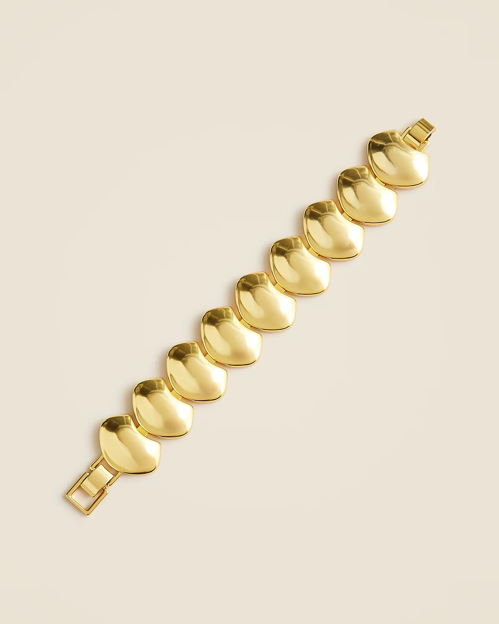Oversized metallic disc bracelet | J. Crew US