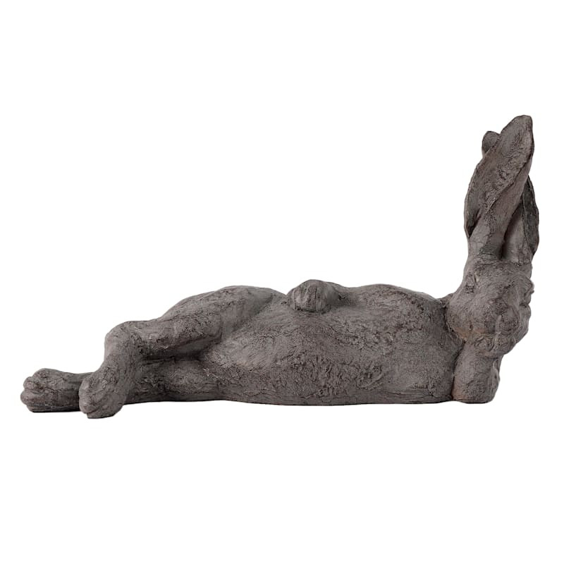 Grey Rabbit Figurine, 12" | At Home