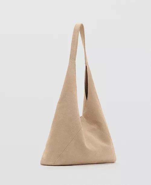 Mango Women's Suede Shoulder Bag - Macy's | Macy's
