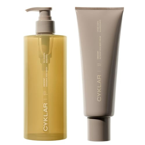 CYKLAR - Nutrient Rich Body Cream + Sensorial Body Wash - Bundle - Crescent Fragrance | Amazon (US)