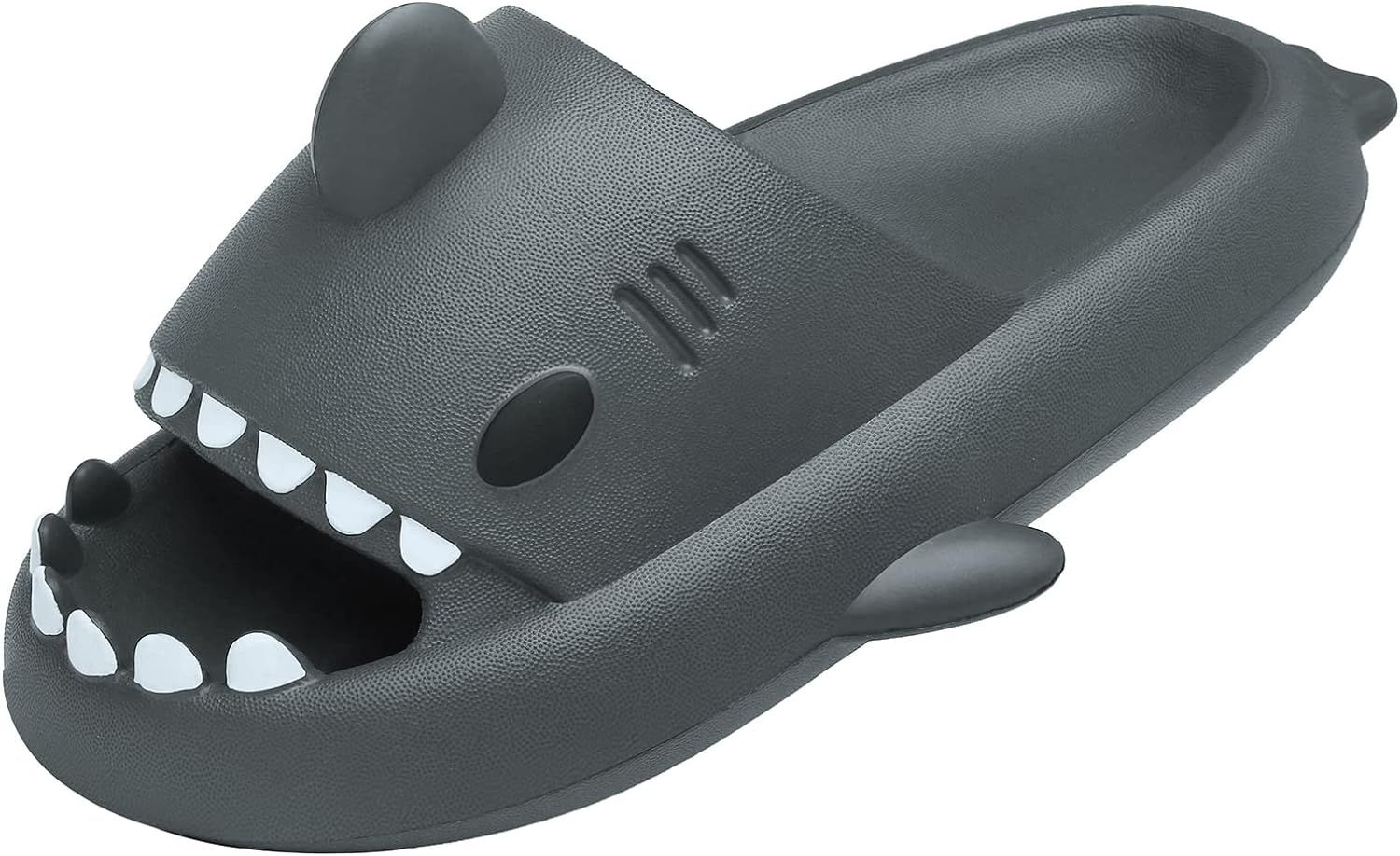 Amazon.com: Men's and Women's Shark Slides Cloud Slippers Summer Novelty Open Toe Slide Sandals Anti | Amazon (US)