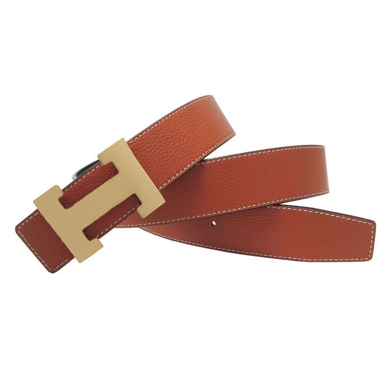 letter-h-buckle-on-leather-belt - Walmart.com | Walmart (US)