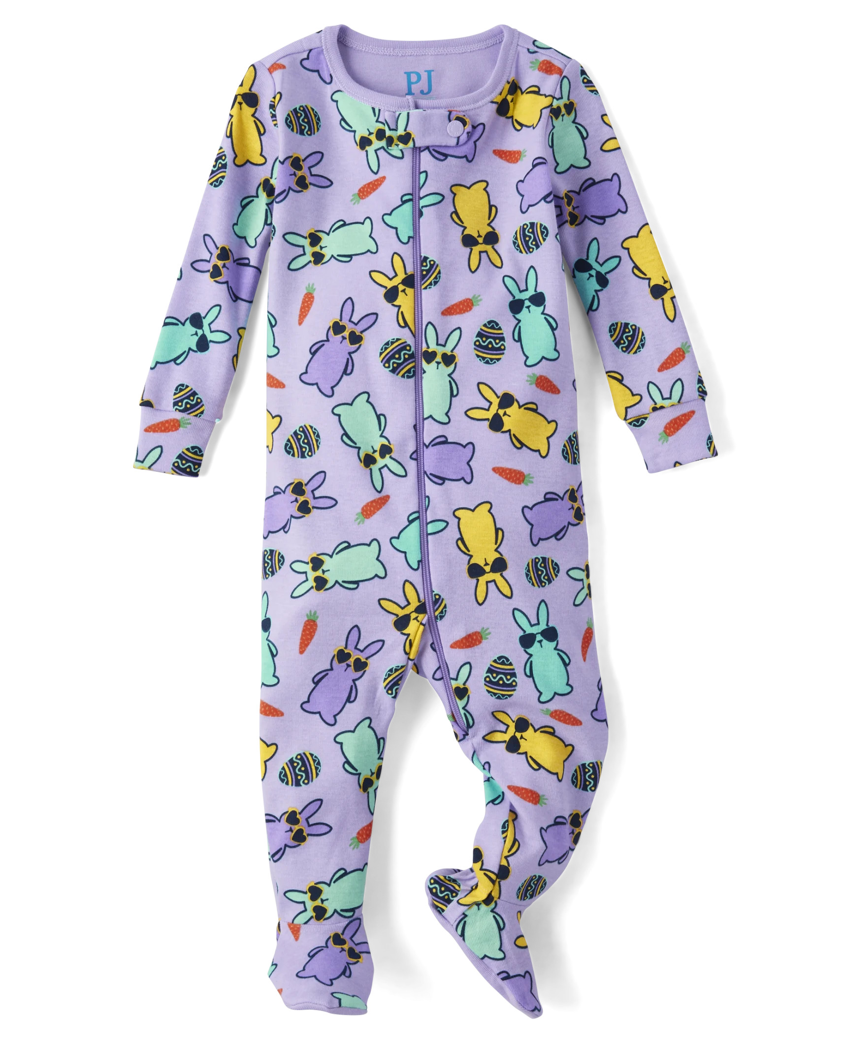 Baby And Toddler Girls Matching Family Bunny Snug Fit Cotton Footed One Piece Pajamas - lovely la... | The Children's Place