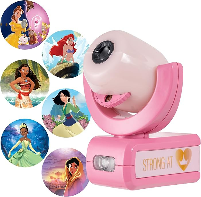 Projectables Disney Princess LED Kids Night Light, Projector, Plug-In, Dusk-to-Dawn Sensor, Belle... | Amazon (US)