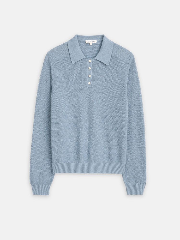 Alice Polo Sweater in Cotton | Alex Mill