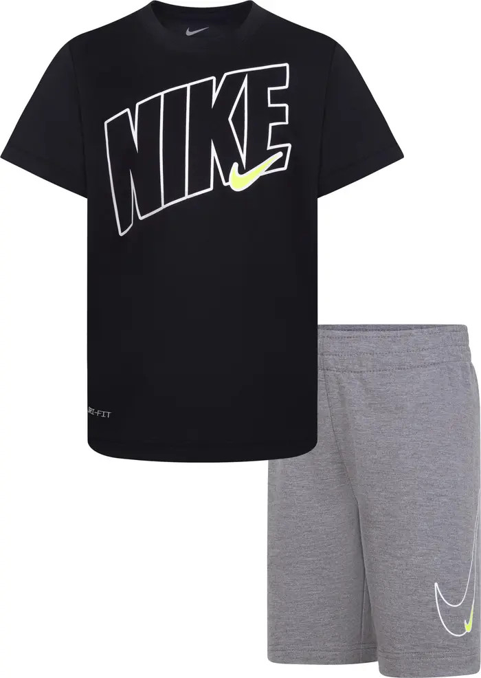 Kids' Comfort Dri-FIT T-Shirt & Shorts | Nordstrom Rack