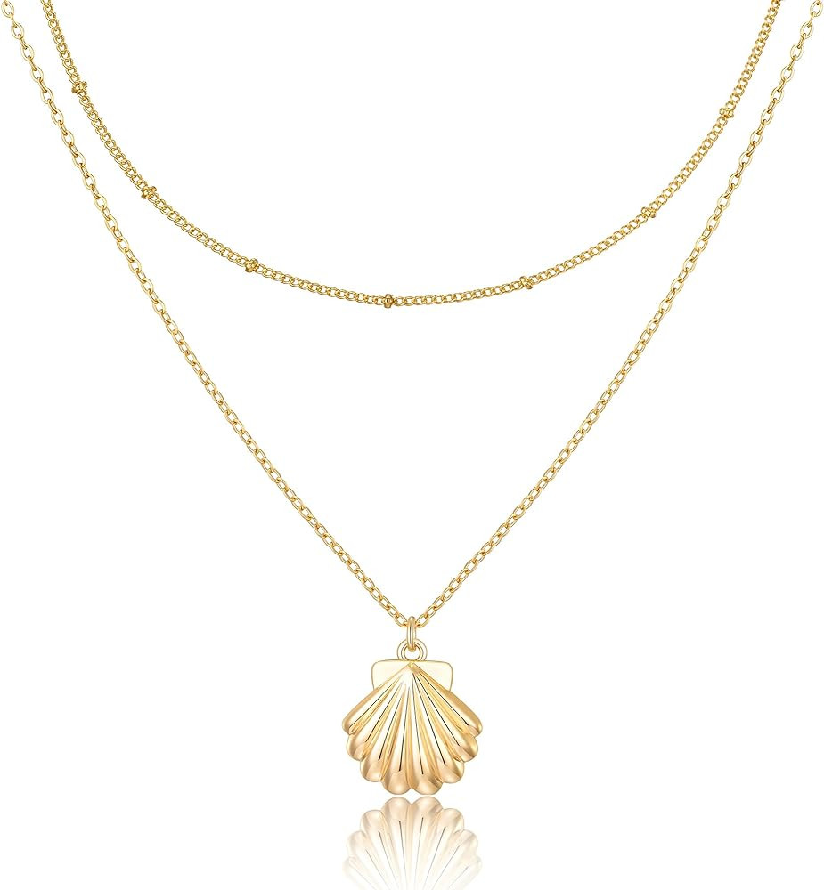 Ava Riley Dainty Gold Necklace for Women - Layered Choker Statement Necklaces for Women Trendy - ... | Amazon (US)