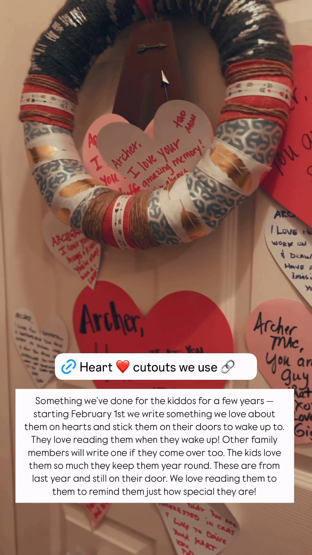 Valentine’s Day cut outs for kids doors
One of our favorite traditions ❤️

#LTKKids #LTKValentine