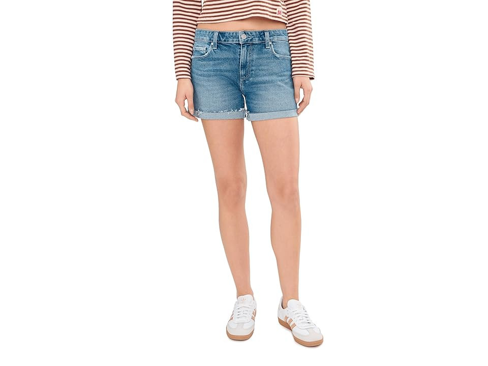 Paige Dylan Short Raw Cuff Women's Shorts Tulipe : 29, Cotton/Denim/Polyurethane | Zappos