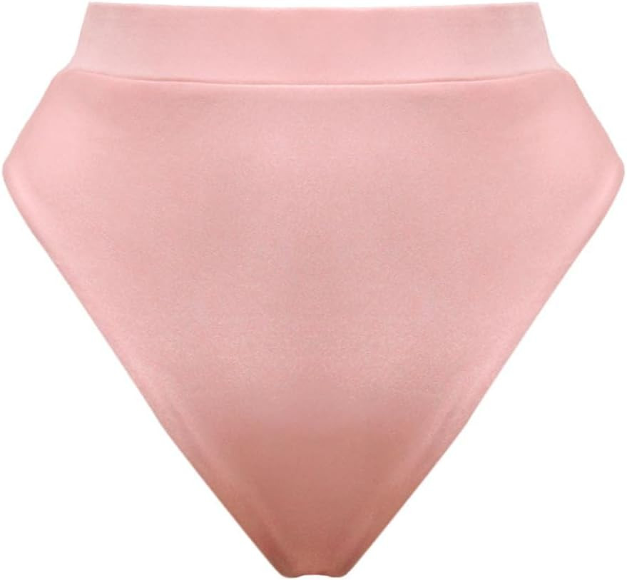 Amazon.com: PATBO, Lagoa Lycra Sun High Waist Bikini Bottom : Luxury Stores | Amazon (US)