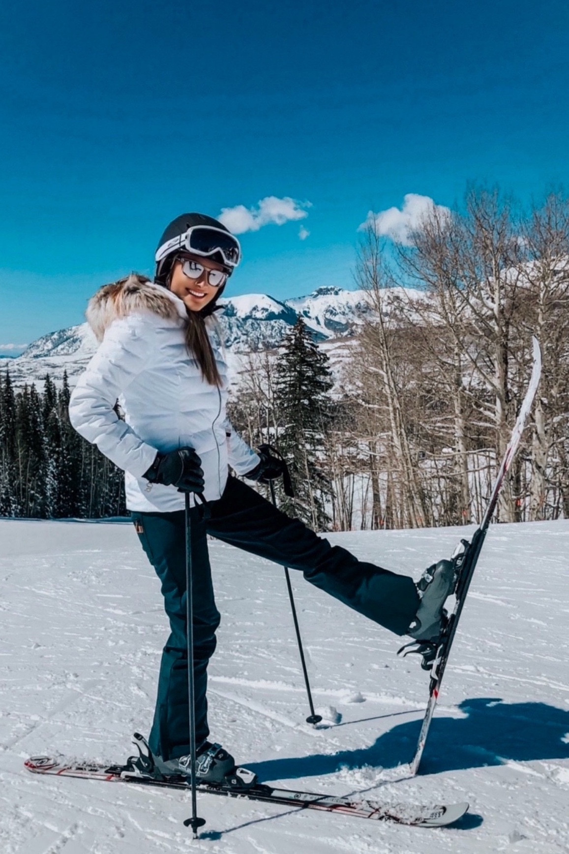 Ski outfit I’m loving. Ran a size 6 ski jacket size 6, and the pants.

#LTKFindsUnder100 #LTKActive #LTKOver40