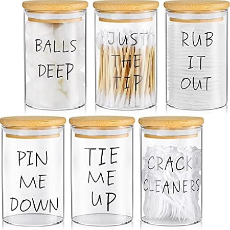Apothecary Bathroom Jars With Lids!  | Amazon (US)