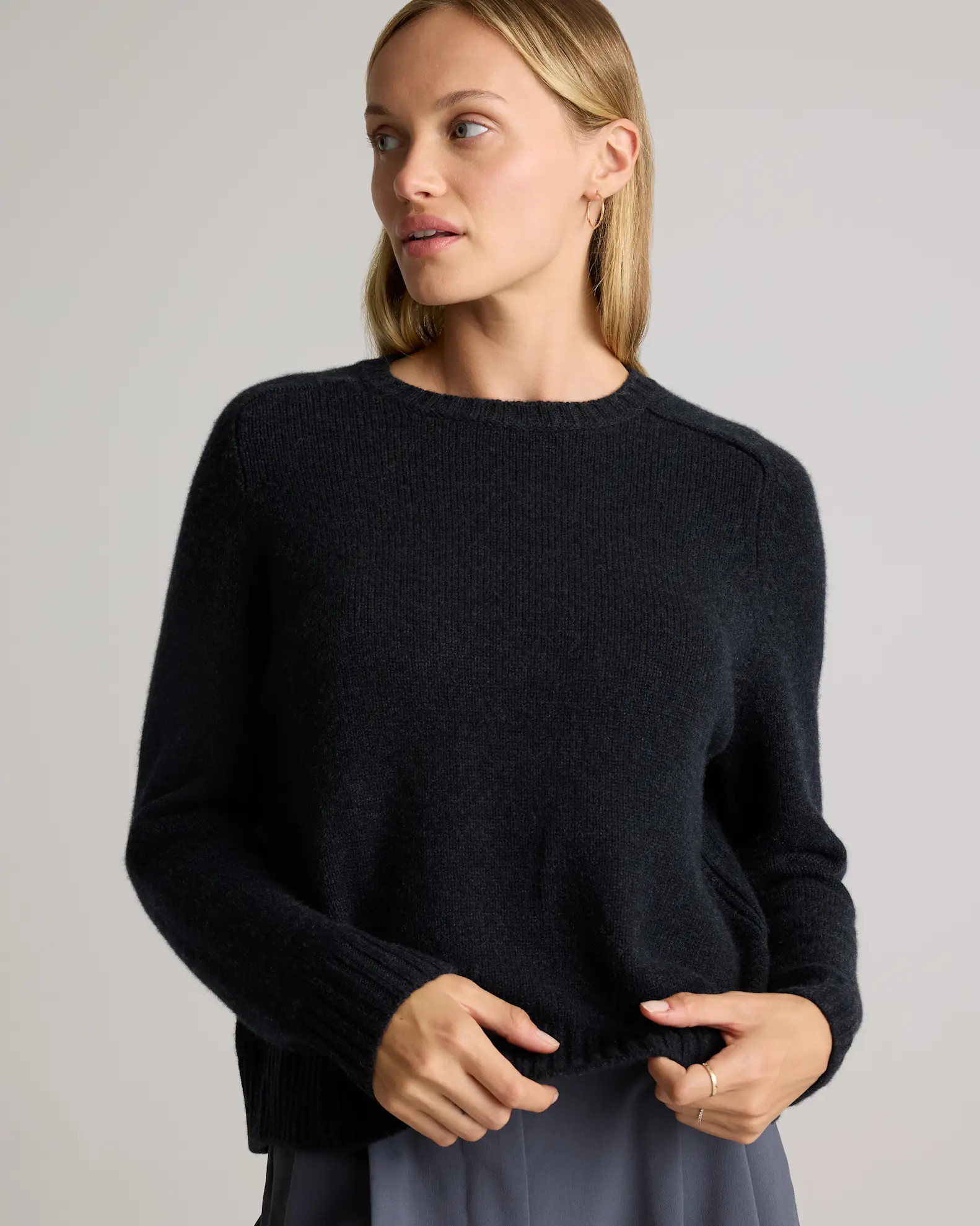Luxe Baby Cashmere Crewneck Sweater | Quince