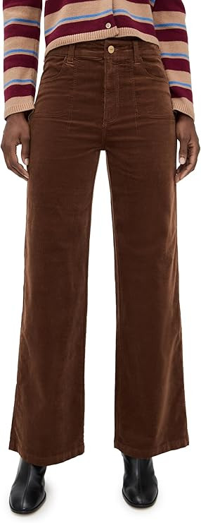 PAIGE Women's Anessa 31" Corduroy Pants with Stitch Utility Pockets | Amazon (US)