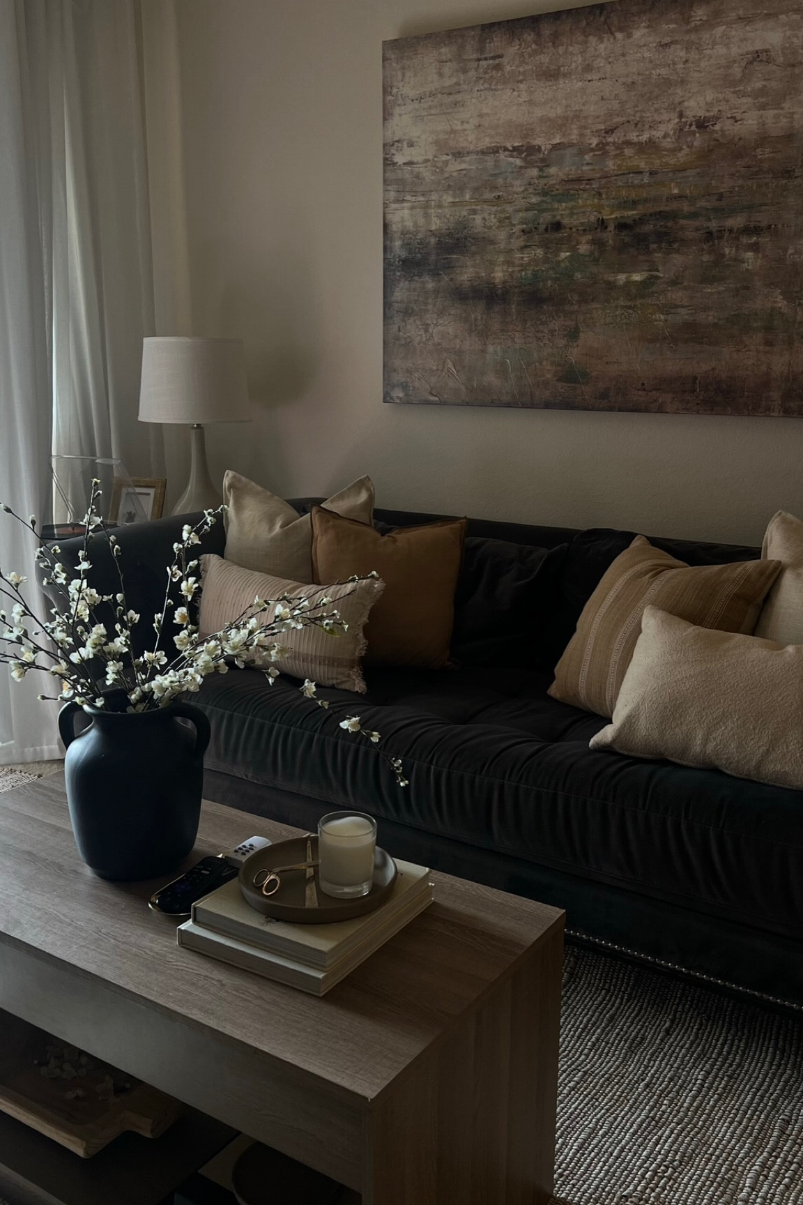 living room spring refresh || affordable home decor

rug size: 7’6” x 9’6"

#LTKhome #LTKunder100 #LTKstyletip