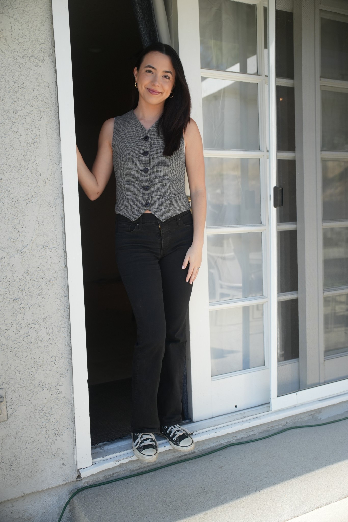Channeling my inner 2000s with a classic vest, black denim, and Converse combo. Easy, cool, and a little nostalgic! This vest is from my fav online vintage store, WeftandWhorl! I linked similar vests and one vest from her store 😊

#LTKStyleTip #LTKSeasonal