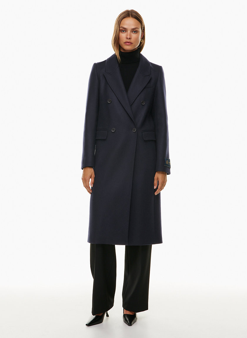 Aritzia Babaton Women's The Constant Coat in Navy | XS | Aritzia