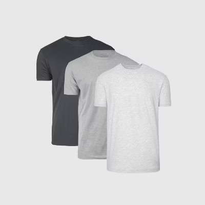Men's Gray Tones Short Sleeve Crew Neck 3-Pack 3XL - True Classic | Target