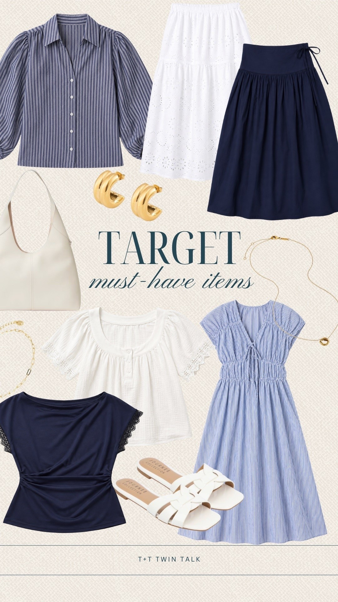 Target finds we’re loving right now! We’re drawn to the classic navy, soft blue and white pieces that are so easy to style together. From pretty dresses and skirts to everyday tops and accessories, these are great pieces to carry you into fall.

#LTKSeasonal #LTKOver40 #LTKMidsize
