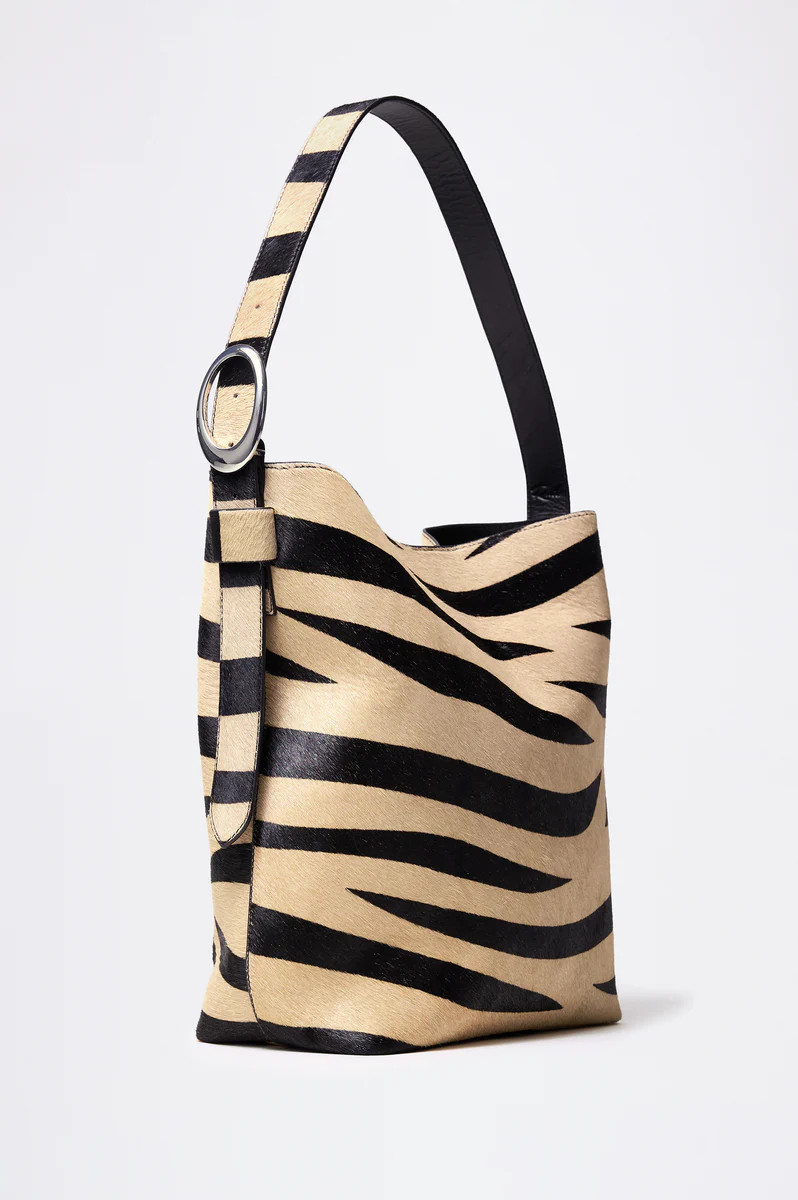 TORINO BUCKET BAG - ZEBRA HAIRCALF | Rails