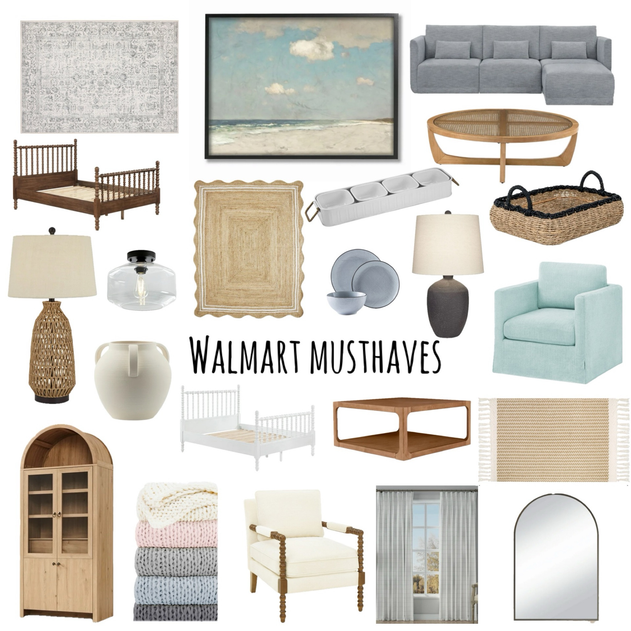 Walmart musthaves weekly roundups! A little costal vibe to this idea board! LOTS OF LOW STOCK ITEMS— shop fast!

#LTKHome #LTKFindsUnder50 #LTKFindsUnder100