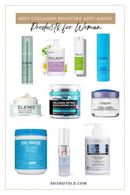 Best Collagen Boosting Anti Aging Products | Skincare | Beauty Finds | Women Over 50 

#LTKOver40 #LTKBeauty #LTKxWalmart