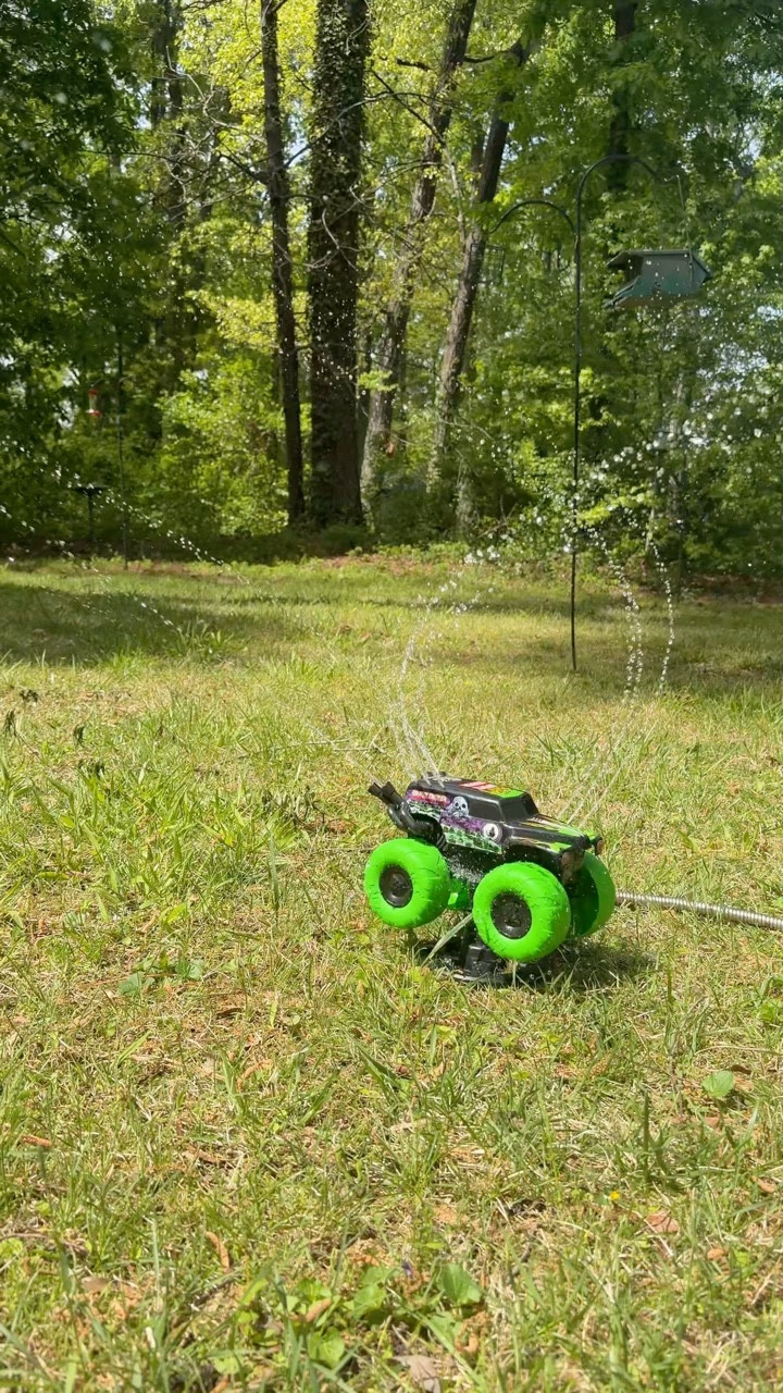 .  A sprinkler that is also a monster truck!?! my kids are going to flip! This is such a cool one for kids for warm weather! #outdoortoys #momof3 

#LTKKids