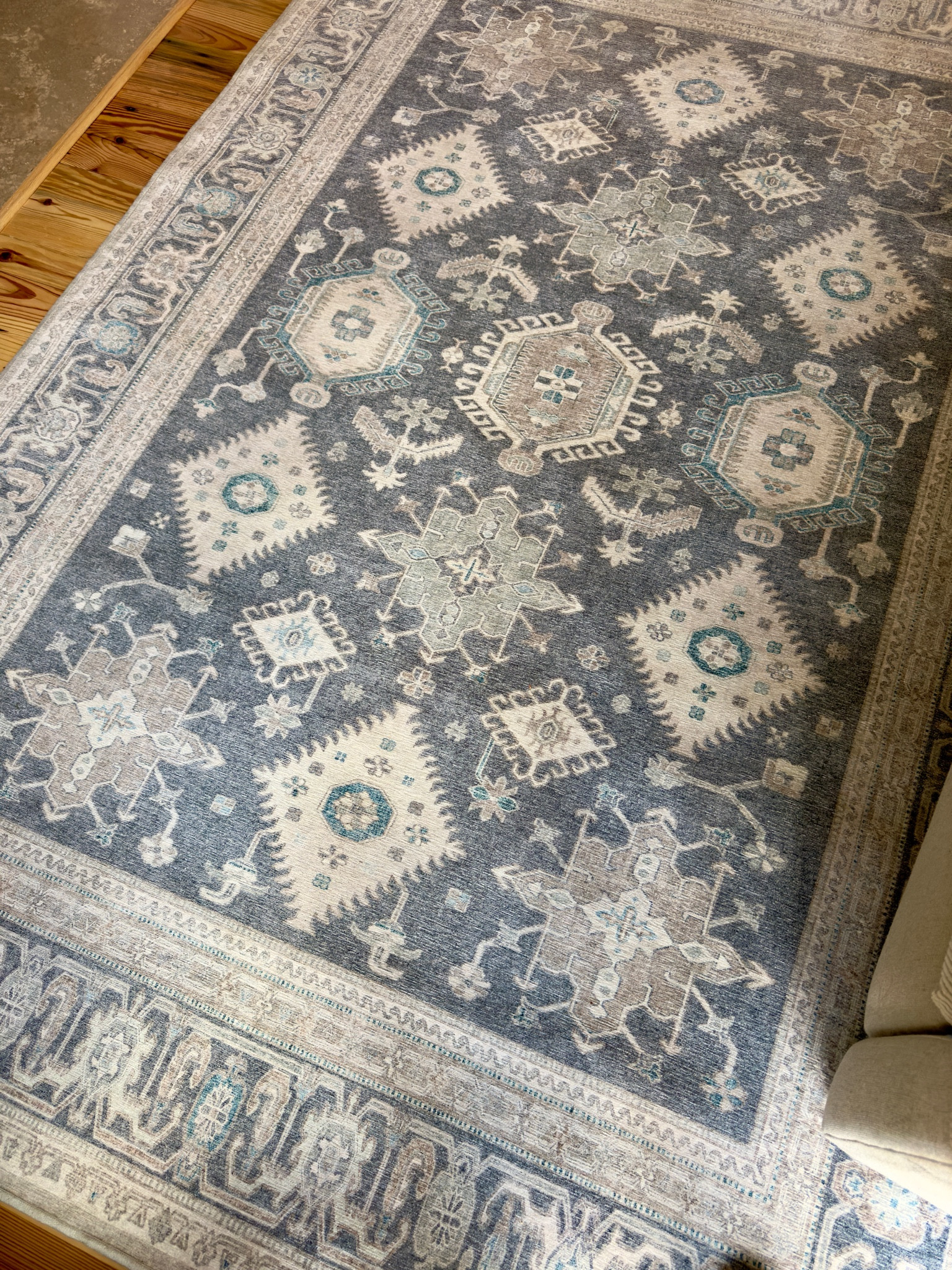 We’ve been so pleased with our Ruggable rug! We’ve used it under our kitchen table and now it’s on our new hardwood floors in our bedroom. Soft blue, green and neutrals. This is an original. You can now get it tufted with a thicker pad for living areas. 

Ruggable Cambria Abalone 

#LTKSaleAlert #LTKHome