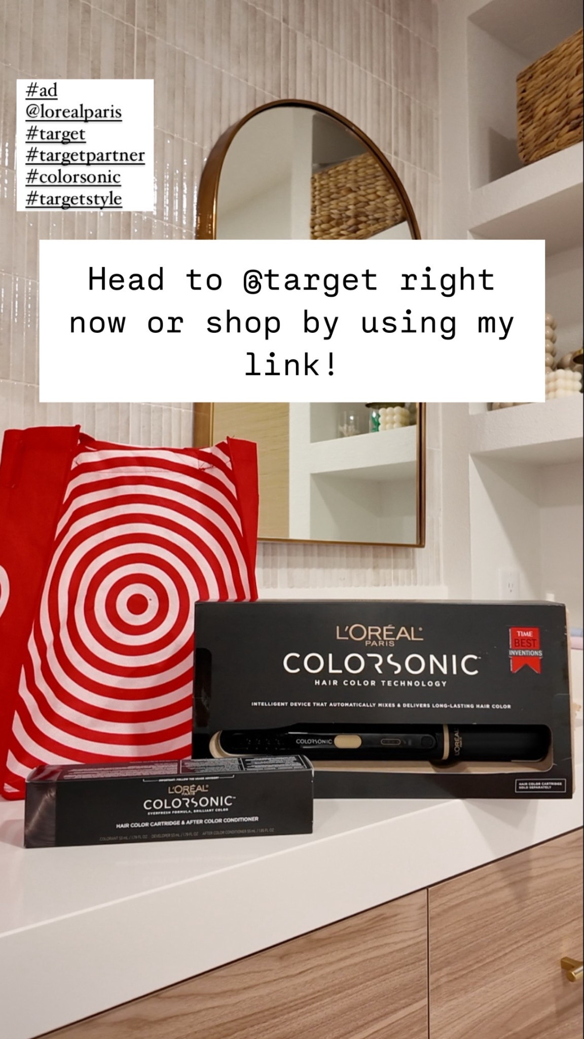 #ad #targetpartner Postpartum hair came with a few unexpected grays- but thanks to @lorealparis Colorsonic from @Target , covering them is so easy. Mess-free & stress-free. Salon results at home without leaving the home is a game changer for me. #Target #TargetStyle #Colorsonic #lorealparispartner



#LTKBeauty #LTKStyleTip