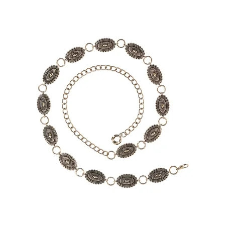 Madden NYC Women's Chain Belt, Gold, Sizes S/M-2X/3X | Walmart (US)