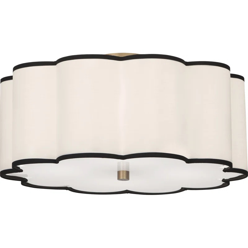Axis 4 - Light 20'' Shaded Geometric Flush Mount | Wayfair Professional