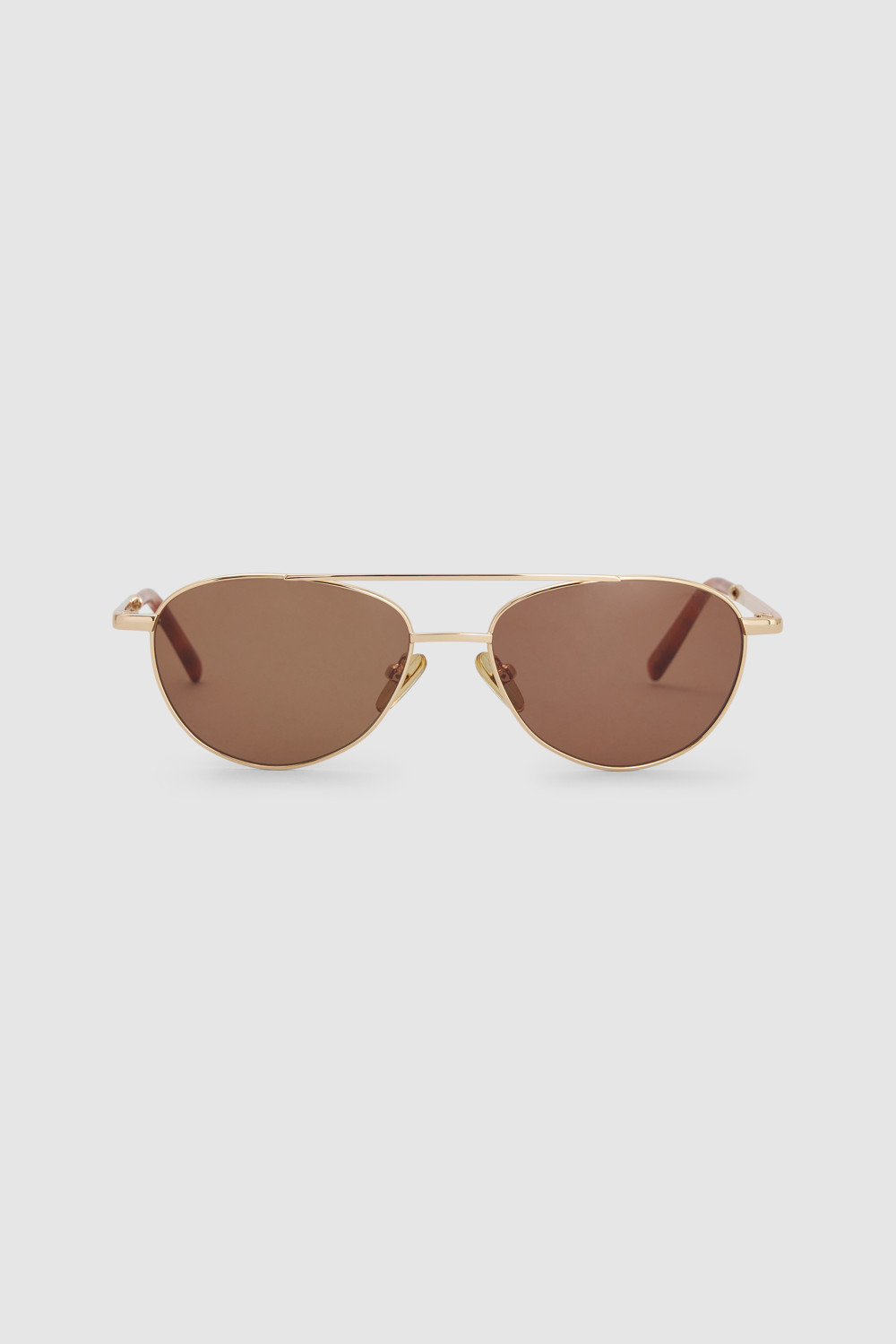 Beck Sunglasses Gold | Oroton