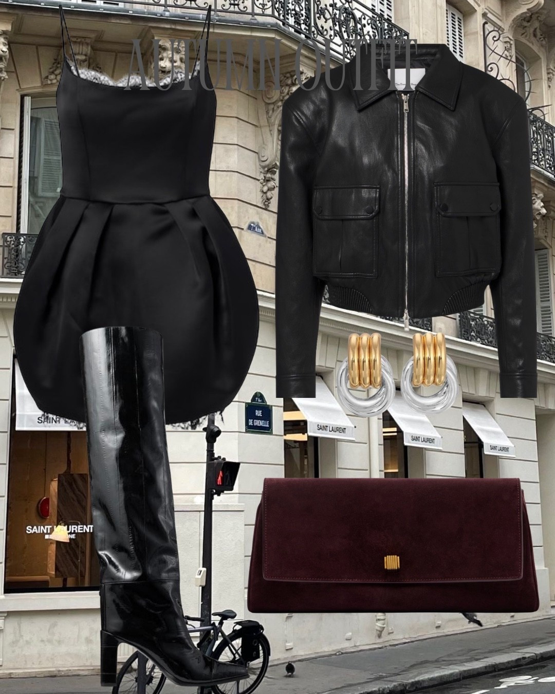 Black mini dress, Frankie shop jacket, Jimmy choo boots, Jimmy choo, Khaite bag, heaven mayhem earrings

#LTKautumn #LTKFashionMonth #LTKstyletip