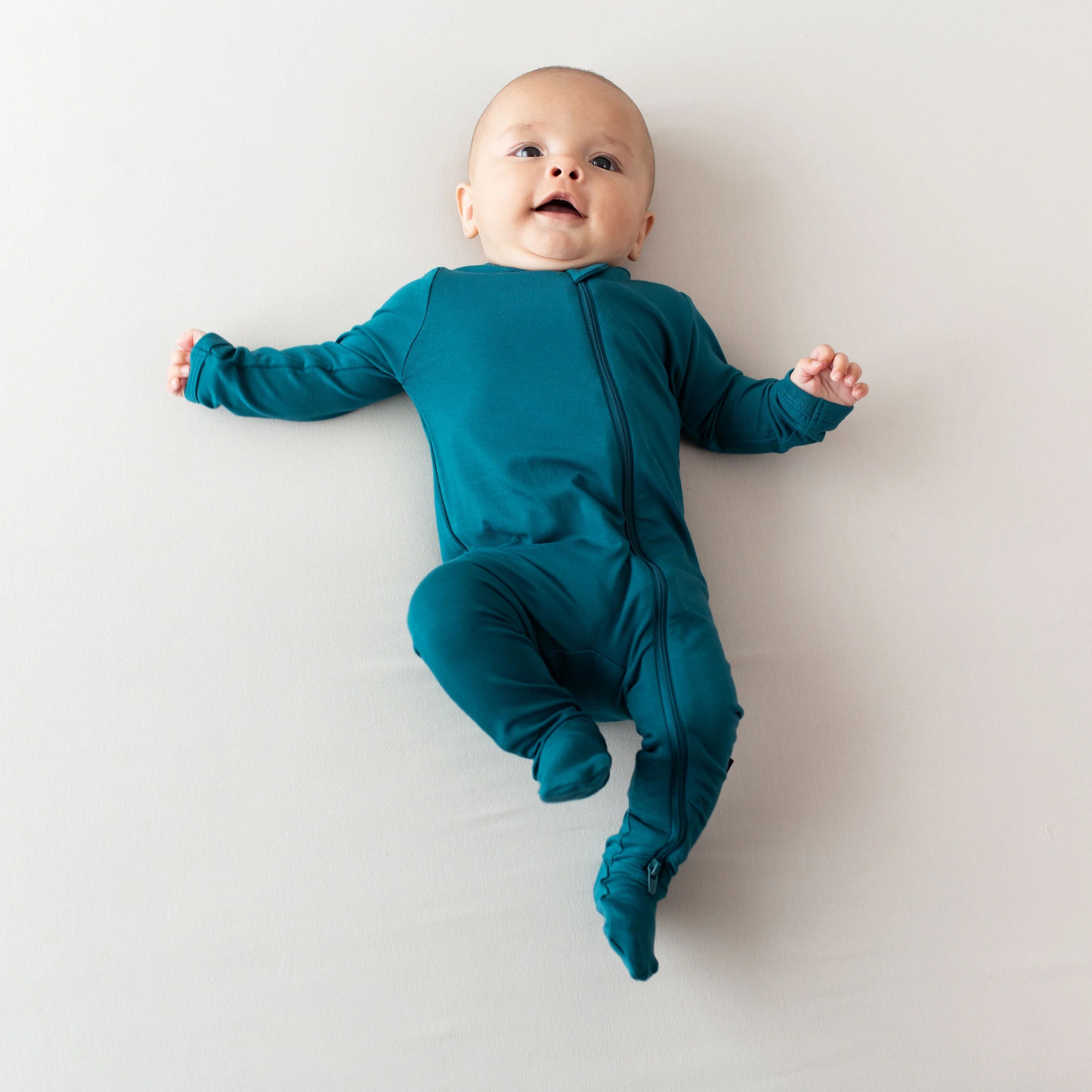 Zippered Footie in Loch | Kyte BABY