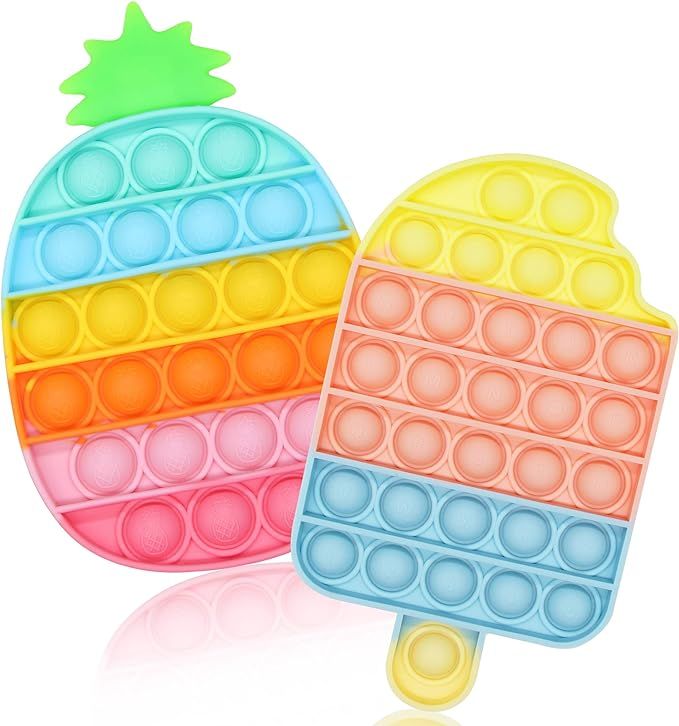 SUYPAS Push Bubble Fidget Toys, Pop Bubble Fidget Sensory Toy for Kids and Adults,Fidget Pack wit... | Amazon (US)