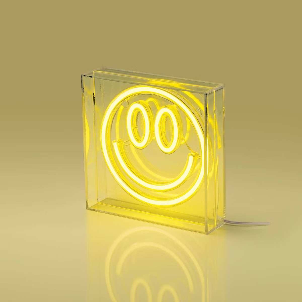 Smile Face Neon Teen Wall Sign - West & Arrow | Target