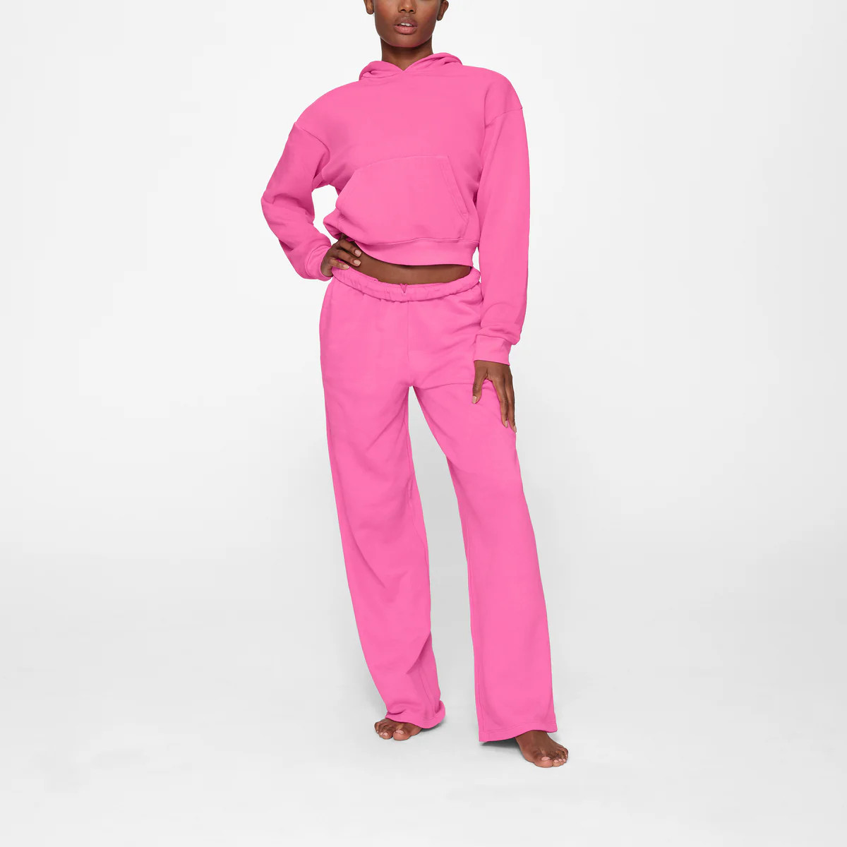 LIGHT FRENCH TERRY PULLOVER HOODIE | SKIMS (US)