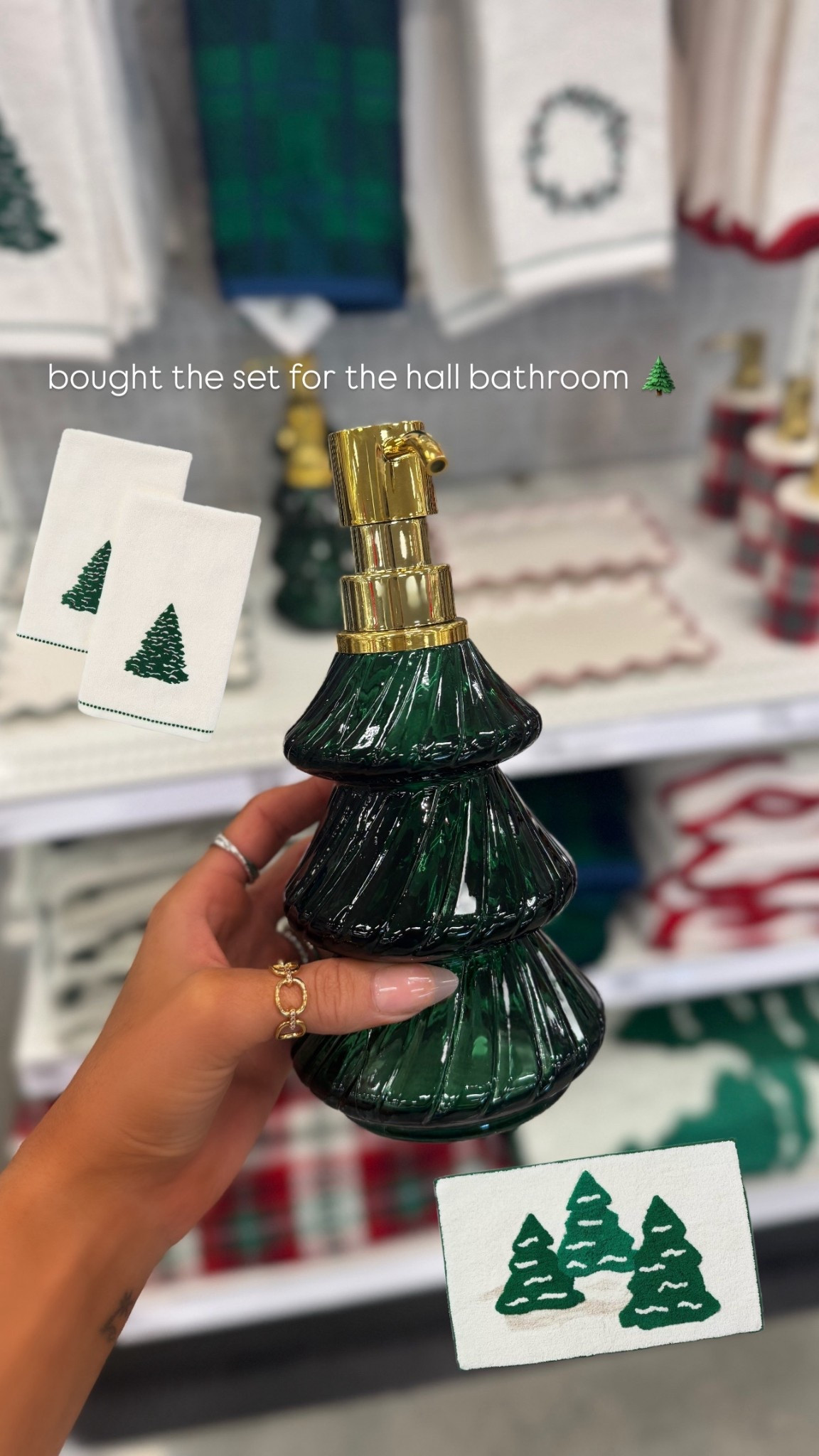 So cute for a festive Christmas bathroom! I love the target options this year for Christmas decor Christ

#LTKSeasonal #LTKHome
